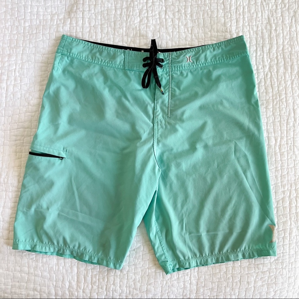 Hurley 36 mend swim shorts turquoise